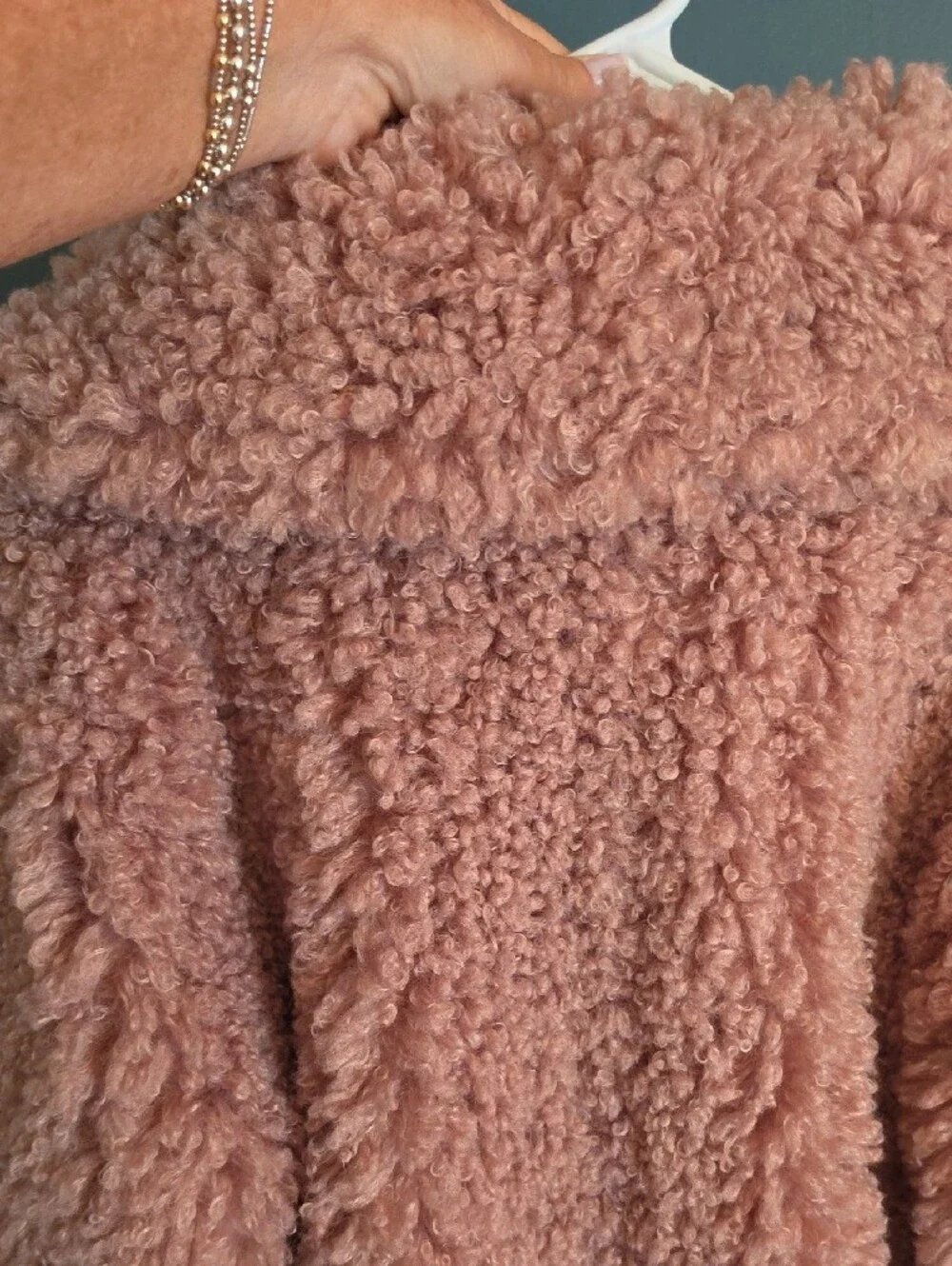 Women's Rose Teddy Coat